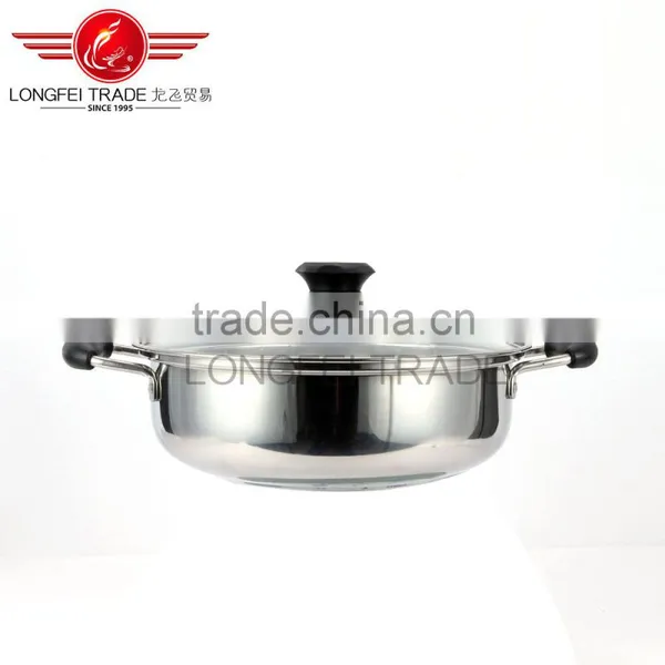 High Quality 3pcs Stainless Steel Pots Set With Glass Cover photo-2