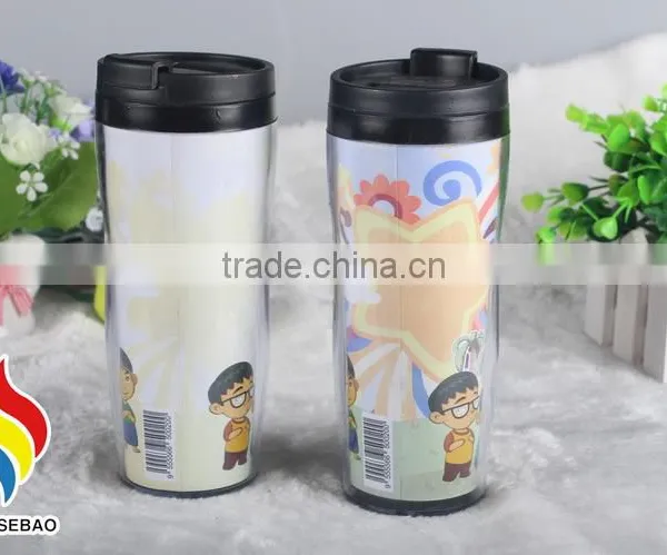 Customized Plastic Coffee Cups Mugs With Lid photo-4