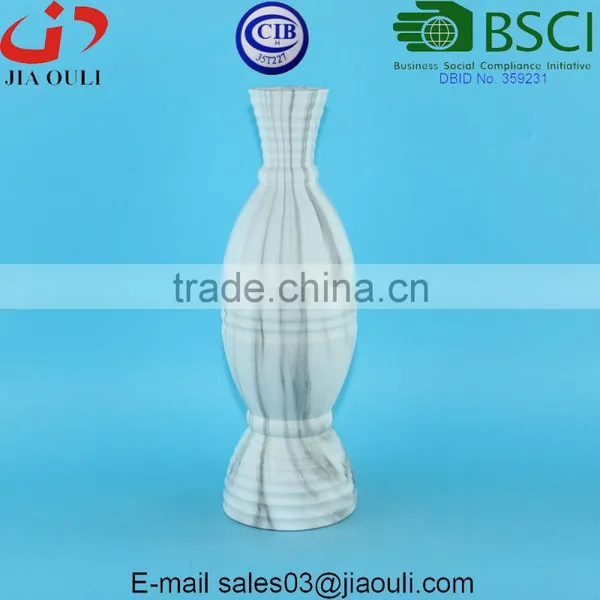 BSCI Audit Factory Marble Color Ceramic Vase for Home Decor photo-2
