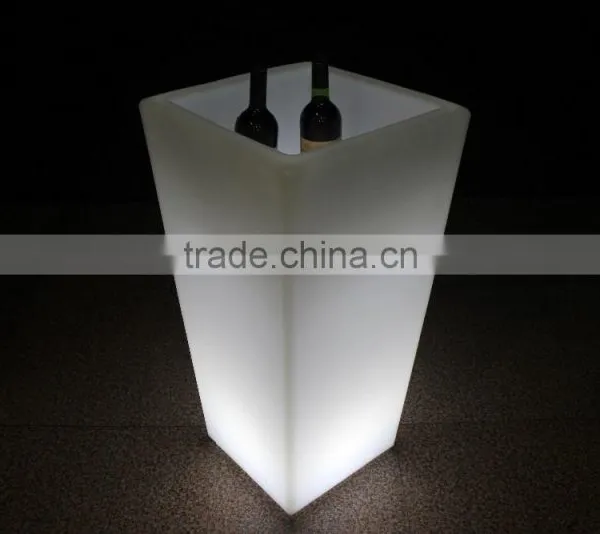 16 Colors Changing Remote Control Led Light Plastic Flower Pots, Led Ice Bucket photo-3