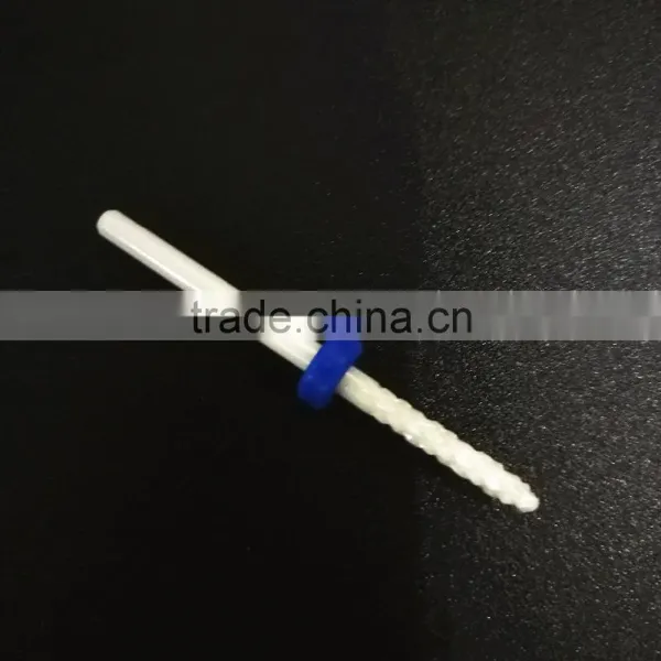 Medium Type (FA) Small Flame Shape Black Ceramic Nail Drill Bit photo-3