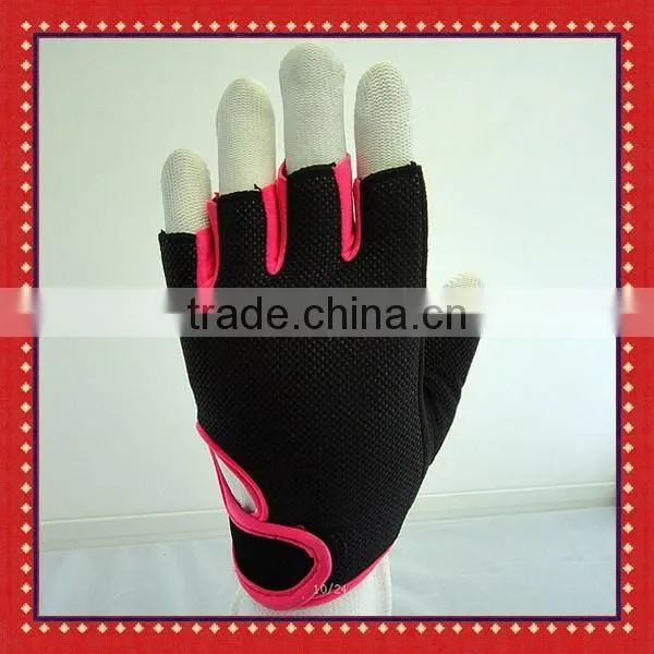Women Fingerless Workout Gloves photo-4