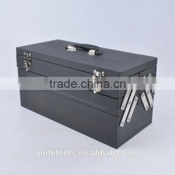 Industry Portable Durable Large Iron 2Layers Tool Box photo-3