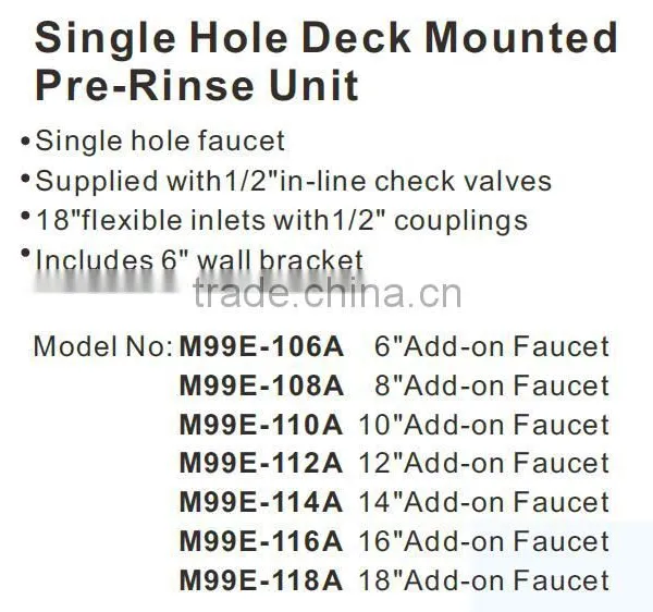 Single Handle Pull Down Pre-rinse Spring Kitchen Faucet With Two Swivel Spouts, Chrome photo-4