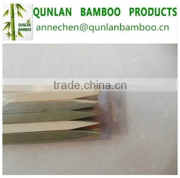 Green Color Bamboo Skewers photo-2