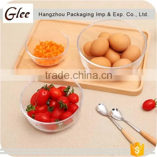 Popular Fashional Pretty Wholesale Clear Streak Glass Bowl Sala Glass Bowl For Fruit And Soup photo-3