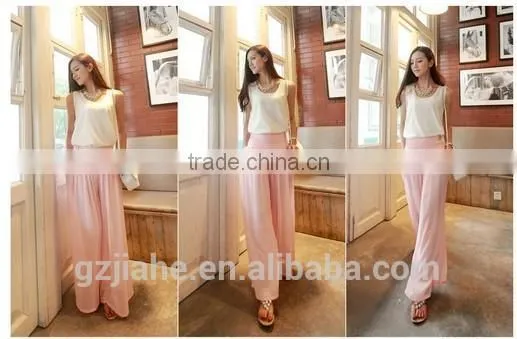 2015 New Fashion Summer Women's Clothes Chiffon Sleeveless Solid Neon Candy Color Causal Chiffon Blouse Women Shirt photo-3
