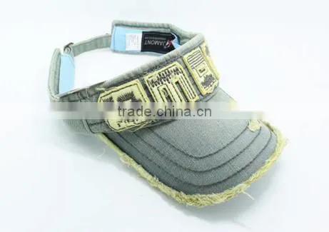 Custom Distressed Sun Visor Caps and Hats photo-3