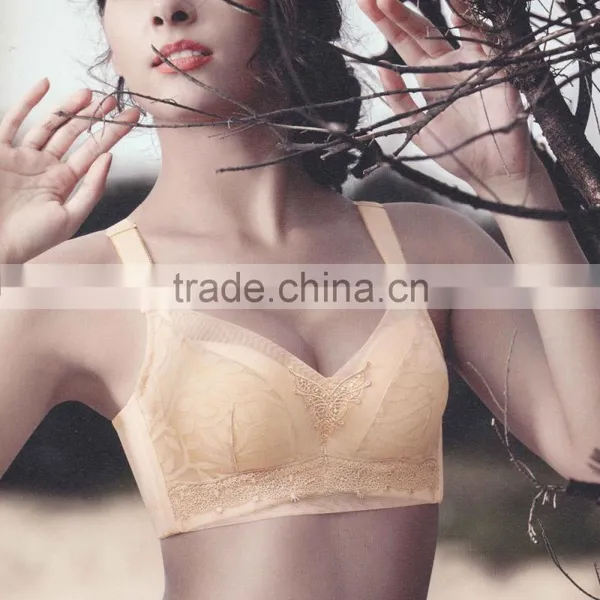 Hot Selling Woman Sexy Silk Embroidered Bra and Brief Set Woma Silk Underwear and Panty photo-2