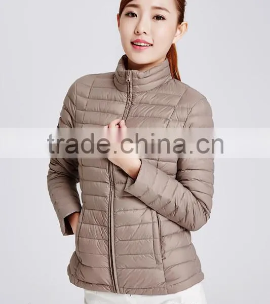 Outdoor Lightweight Ladies Duck Down Jacket photo-4