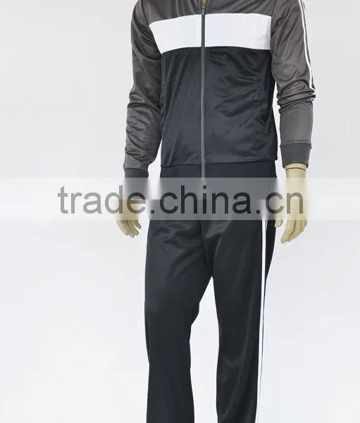 Factory OEM High Quality Sports Sets Polyester Tricot Set With Rib on Collar photo-5