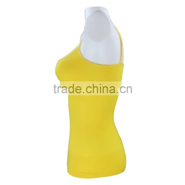 Top Quality Simple Seamless Breathable Women Sun-top photo-4