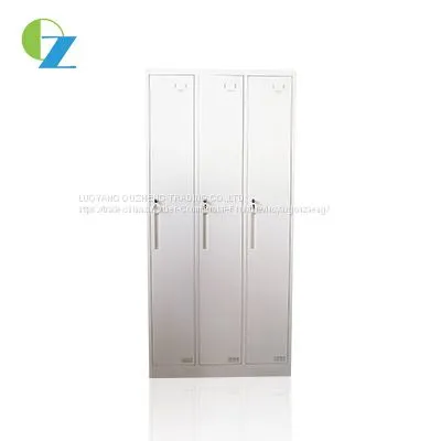 Customized Factory Sale 3 Door Steel Storage Cabinet Locker / Wardrobe Sets photo-3