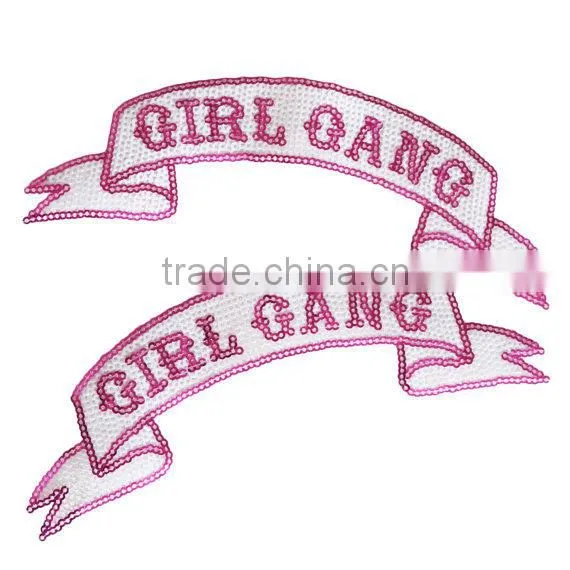 2017 Fashion Sequin Patch/custom Patches Embroidery /applique for Clothes/garments photo-3