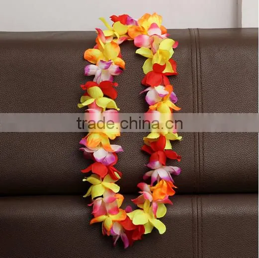 Hot Sale Party Decoration Hawaiian Flower Leis Artificial Fake Flower Garland for Sales 2016 photo-2