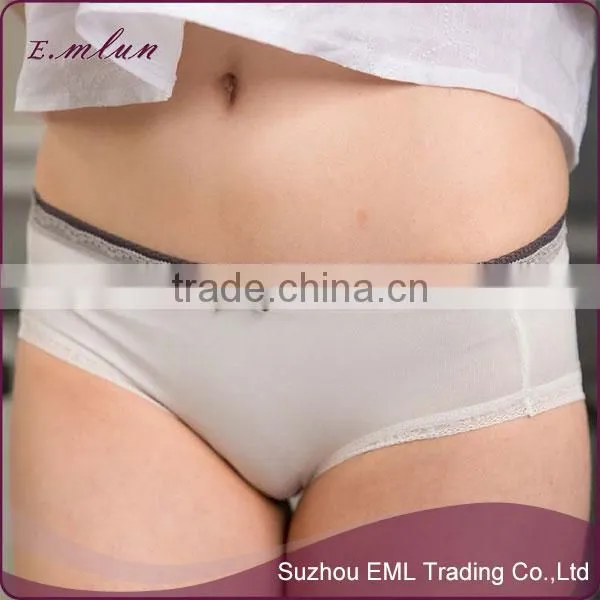 Wholesale Low Waist Custom Printing Modal Cheap Mature Women Underwear photo-2