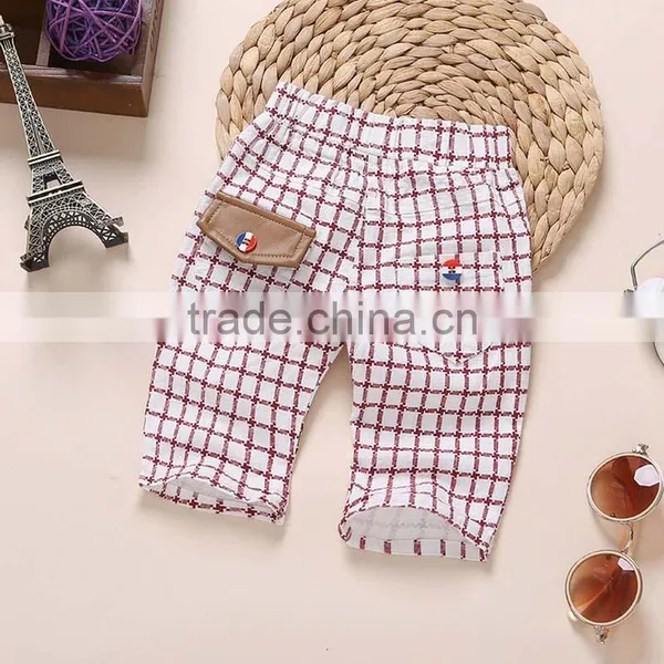 Wholesale Sweet Baby Pants Simple Design Plaid Baby Pants photo-2