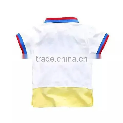 Custom Fashion Printing Cotton Kids t Shirt Wholesale 100% Cotton Short Sleeve Children Polo t Shirt photo-5