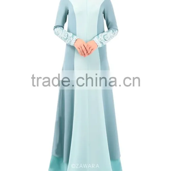 Walson Latest Design Muslim Dress Girl Names Muslim Elegant Party Dress photo-3