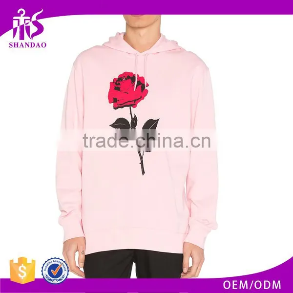 2018 Guangzhou Shandao Garment OEM Service Pullover Long Sleeve Printed Custom Hoodies