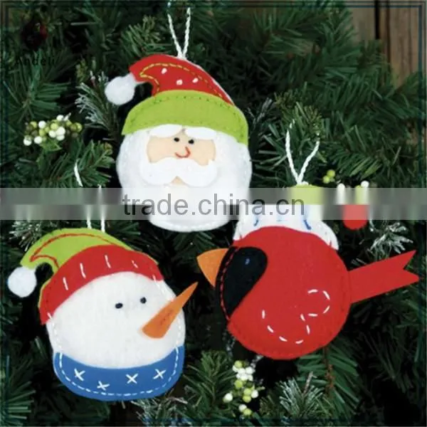 Christmas Tree Applique,christmas Tree Prices ,Felt Christmas Ornaments Christmas Stocking Santa Claus photo-2