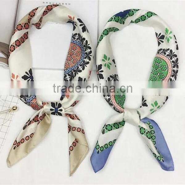 Digital Print Fashion Silk Scarf photo-2