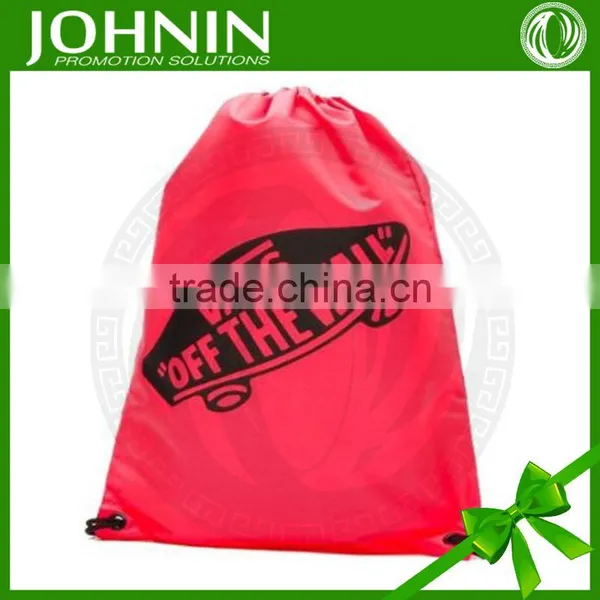 Hot Custom Logo 100% Polyester Shopping String Bag photo-4