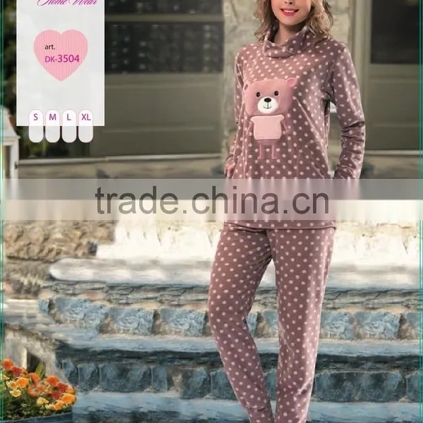 Ladies Trendy Design Polar Pajama