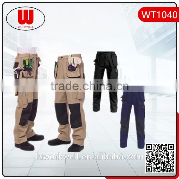 With Knee Pads Work Cargo Pants