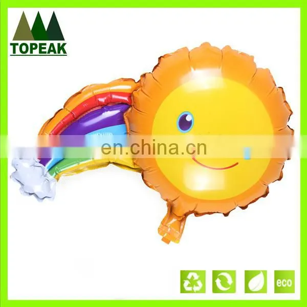 Cute Sunflower Shaped Balloons Party Decoration Aluminum Foil Membrane Ballons photo-3