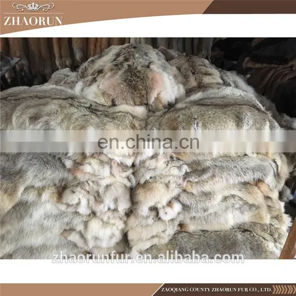 High Quality Whole Coyote Fur for Home Textile photo-3
