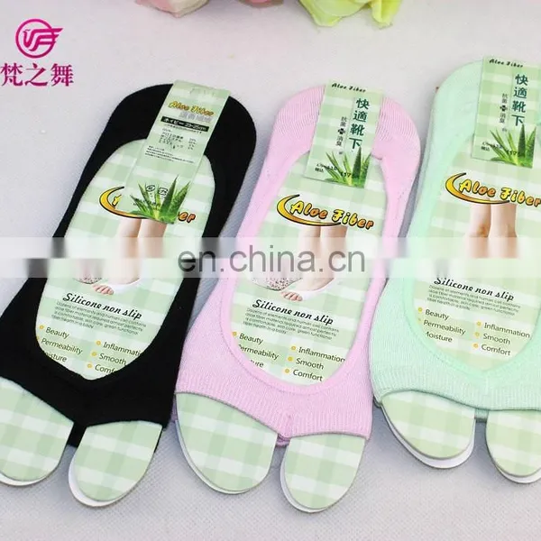 Multi-color Cotton Women Sport Belly Dance Ankle Socks With Wearproof Silica Gel P-9065 photo-5