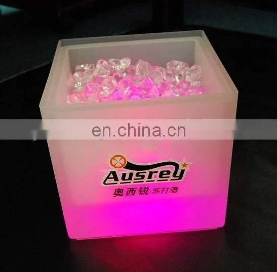 2016 New Custom 10L Square Led Ice Bucket With Buttery photo-3