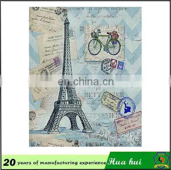 Metal Poster of Eiffel Tower, Metal Tin Sign Vintage Board Poster Wall, Hanging Pictures C 128