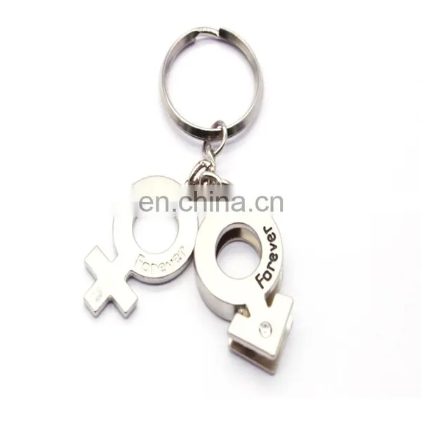 Lovely Custom Shaped Metal Keychain for Lovers photo-6