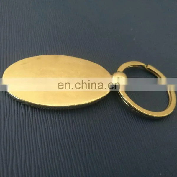 Metal Oval Key Chain With Logo in Epxoy photo-4