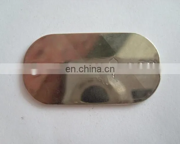 Custom Engraved Logo Metal Private Labels for Women Jeans photo-5