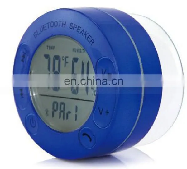 Portable Wireless Bluetooth V3.0 + EDR Shower Speaker With Diaplay Temperature and Humidity photo-5