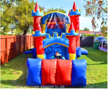 4 in 1 Royal Bouncy Castle With Slide, Castle Inflatable Combo, Inflatable Jumping Castle for Sale photo-5