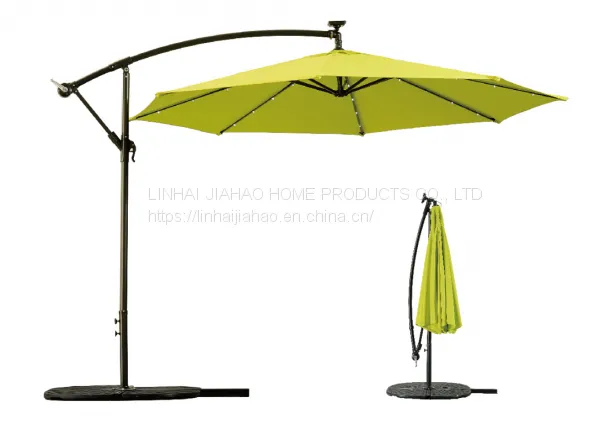 300-8 Banana Umbrella With LED Light