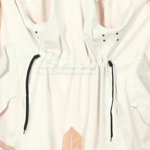 Ladies Long PU Raincoat-KBW1028 photo-4