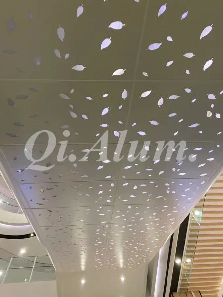 Customized Aluminum Carved Board Indoor Ceiling Aluminum Perforated Plate photo-5