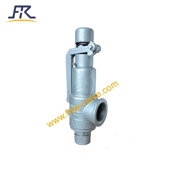 Spring full bore external thread type with lever safety valve