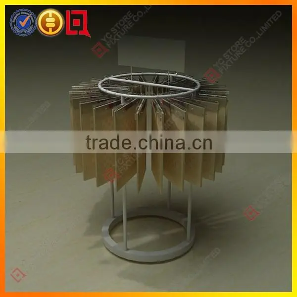 Fashion New Design Useful Metal Rotating Clothes Plastic Display Stand photo-4