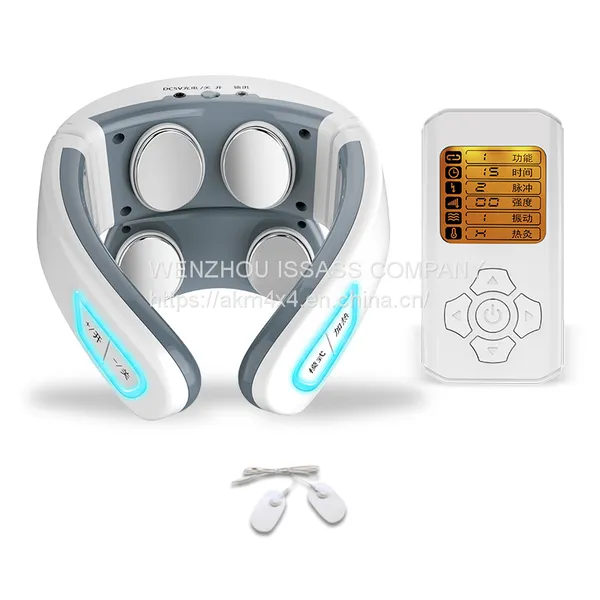 2020 Hot Selling Best Rechargeable Wireless Electric Pain Relief Neck Massager photo-5