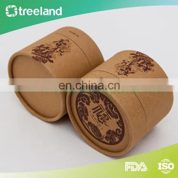 Custom Cardboard Canister Packaging Box Kraft Paper Tube For Gift photo-4