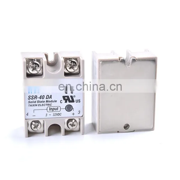 Single Phase Solid State Relay SSR-40DA SSR-25DA SSR-10DA DC to AC 3-32VDC Input 24-380VAC Output Solid State Relay Module photo-3