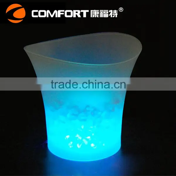 Cheap Battery Operated Lighted Plastic Wine Bucket for Party photo-5