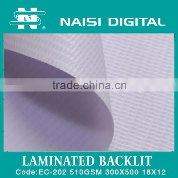 Laminated Coated PVC Backlit Flex Banner Design 510gsm