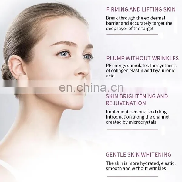 Gold RF Fractional Microneedle Machine Wrinkle Stretch Mark Removal Instrument Skin Tightening Whitening Beauty Device photo-2